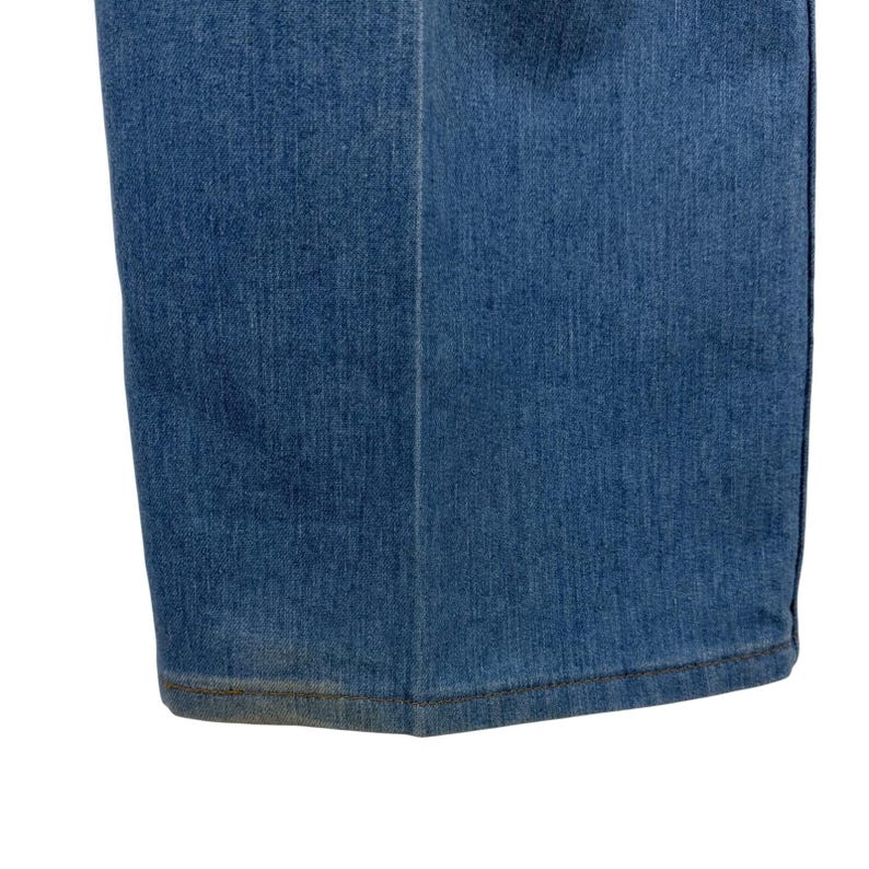 Vintage Wrangler Riata Mens Light Wash Straight Leg Western Denim Jeans 44x30 image 11