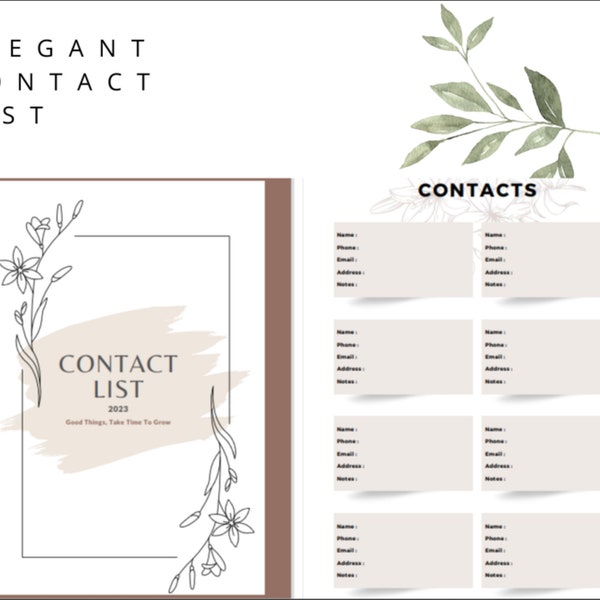 Family Address List - Etsy