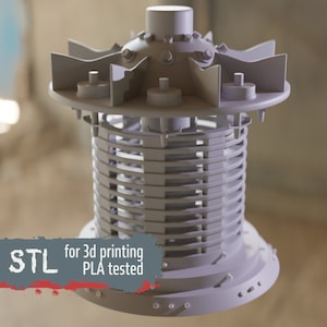 Star Wars Fusion Furnace Prop STL Files - 3D Printable Sci-Fi Cosplay Prop - Fusion Furnace 3D Print Files - Sci-Fi Prop Making Files