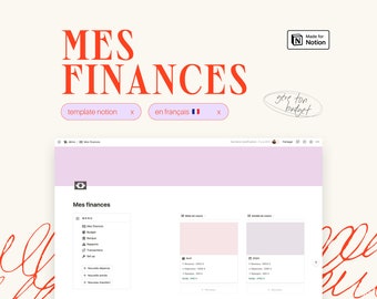 Mes Finances : gère ton budget personnel avec Notion [template en français]