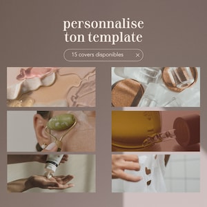 Skincare Notebook: Notion model in French dedicated to your skin Collection of products, routines, skin journal, treatment monitoring... image 10