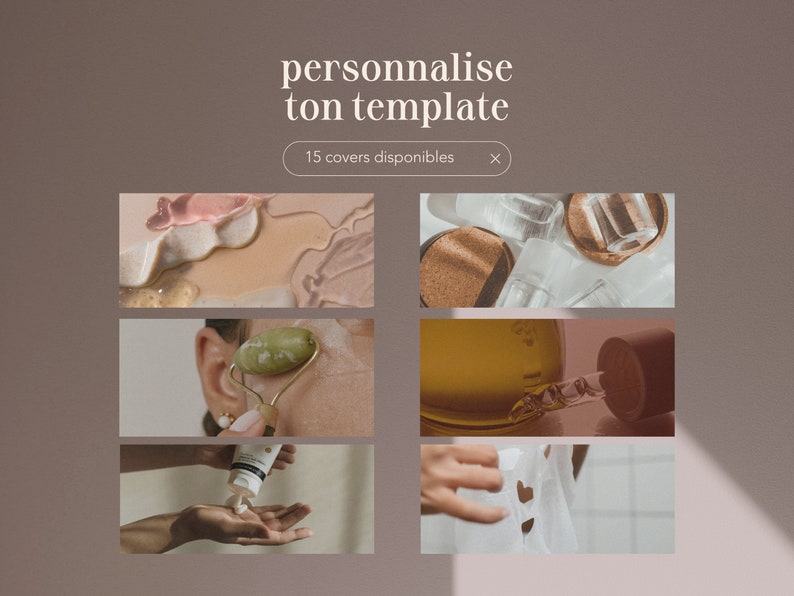 Carnet Skincare : modèle Notion en français dédié à ta peau Collection de produits, routines, journal de peau, suivi de traitements... image 10