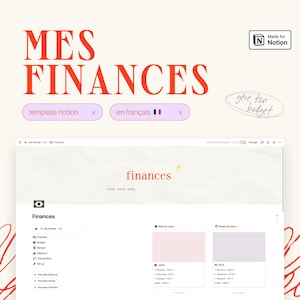 Le mie finanze: gestisci il tuo budget personale con Notion [modello in francese]