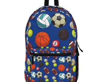 Playful Sports Balls Backpack, Carry Your Passion for the Game Everywhere, Functional and Stylish Backpack, Gift Ideas for all Ages