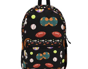Playful Sports Balls Backpack, Carry Your Passion for the Game Everywhere, Functional and Stylish Backpack, Gift Ideas for all Ages