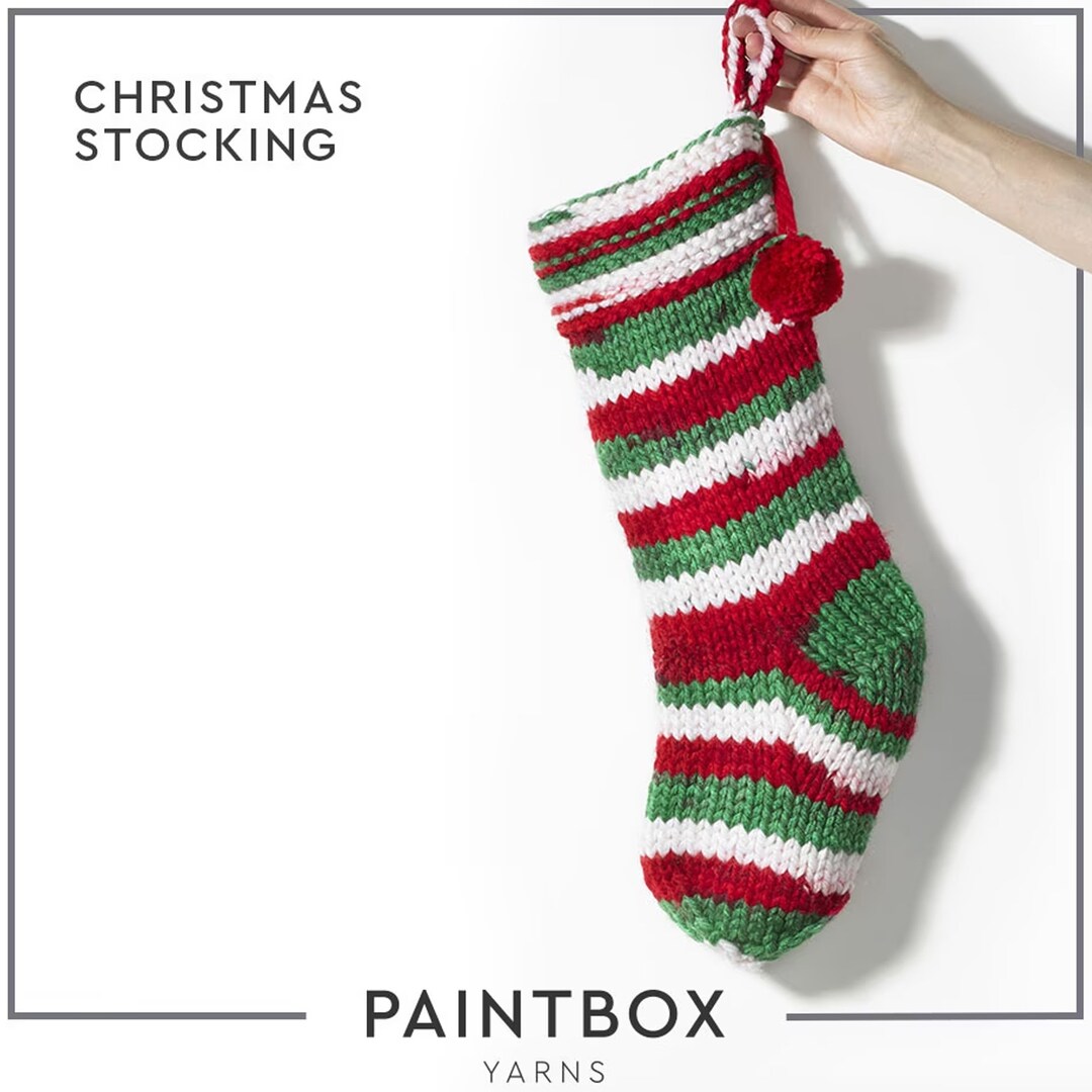 Christmas Stocking Free Knitting Pattern for Christmas in Etsy