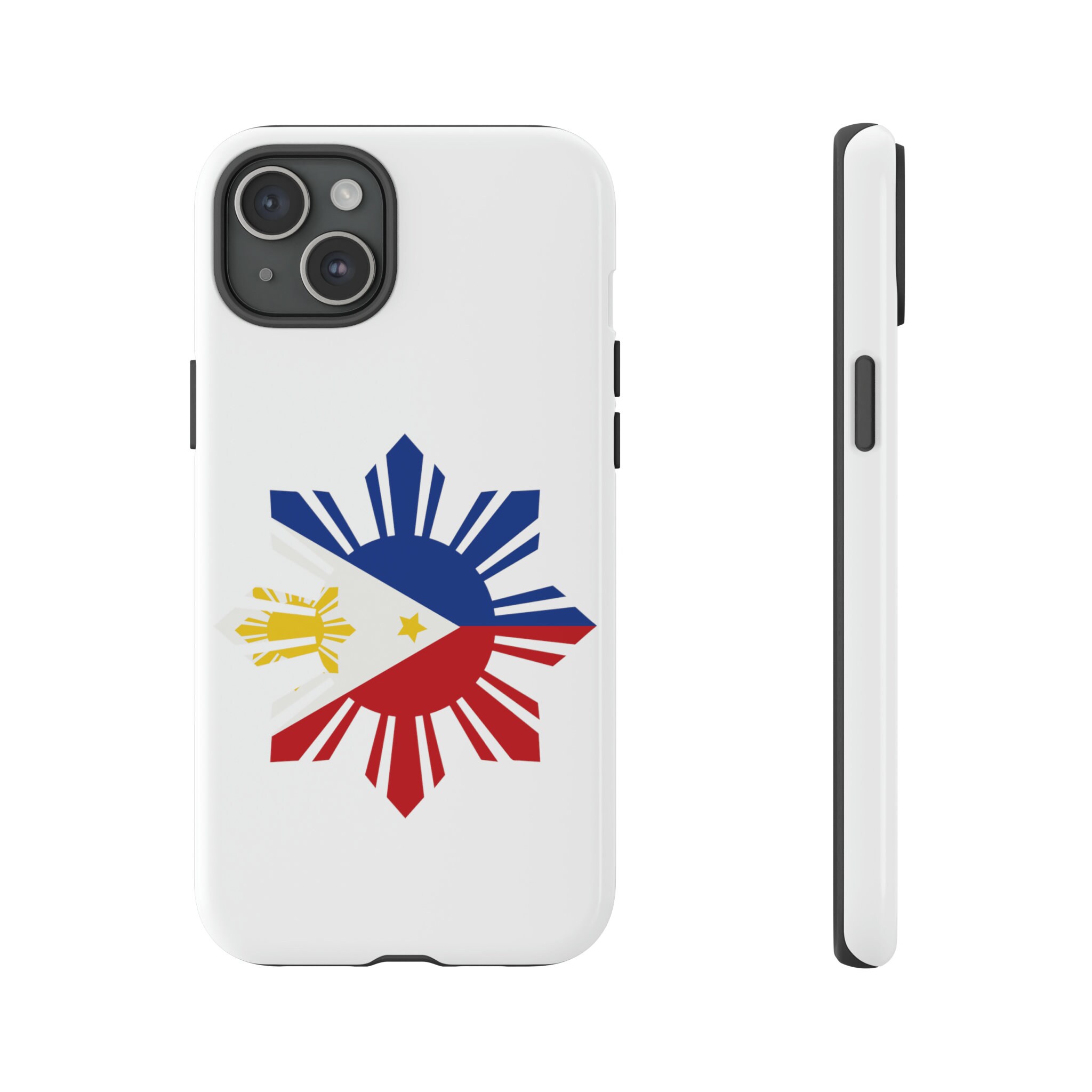 Philippines Flag Logo Tough Phone Cases, Filipino Design Phone Cases
