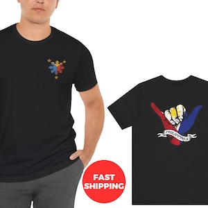 Unisex Philippines Design Shirt, Philippines Flag Shirt, Philippines Logo Shirt, Filipino Design Shirt, Filipino Flag Shirt, Filipino Gifts