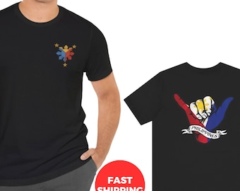 Unisex Philippines Design Shirt, Philippines Flag Shirt, Philippines Logo Shirt, Filipino Design Shirt, Filipino Flag Shirt, Filipino Gifts