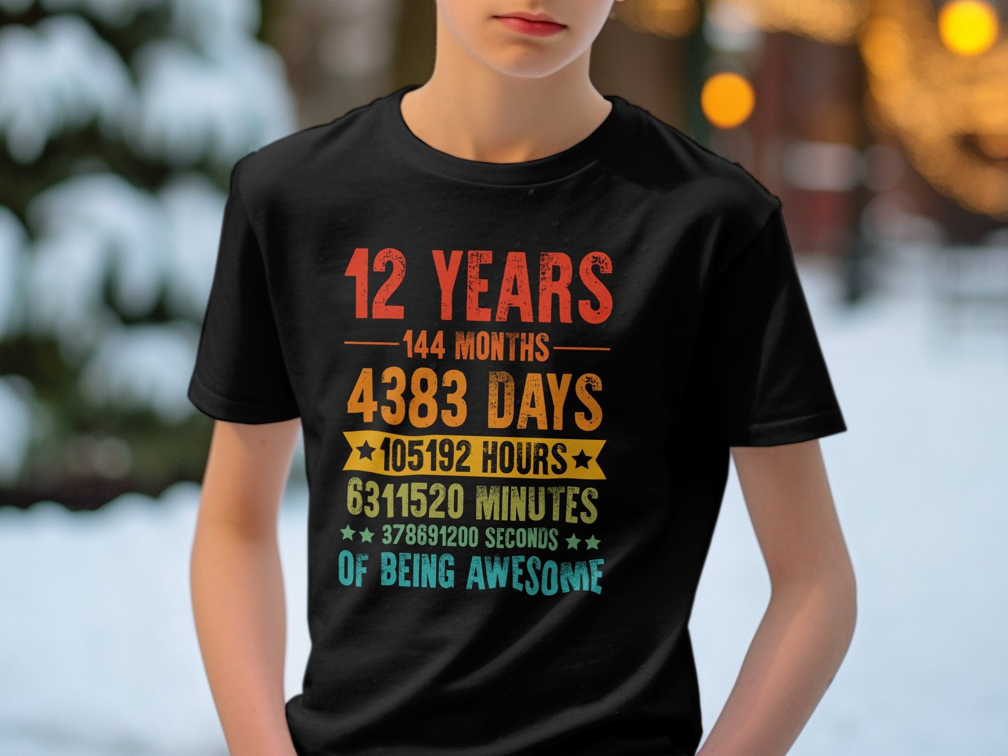 12 Years 144 Months 4383 Days 105192 Hours 6311520 Minutes