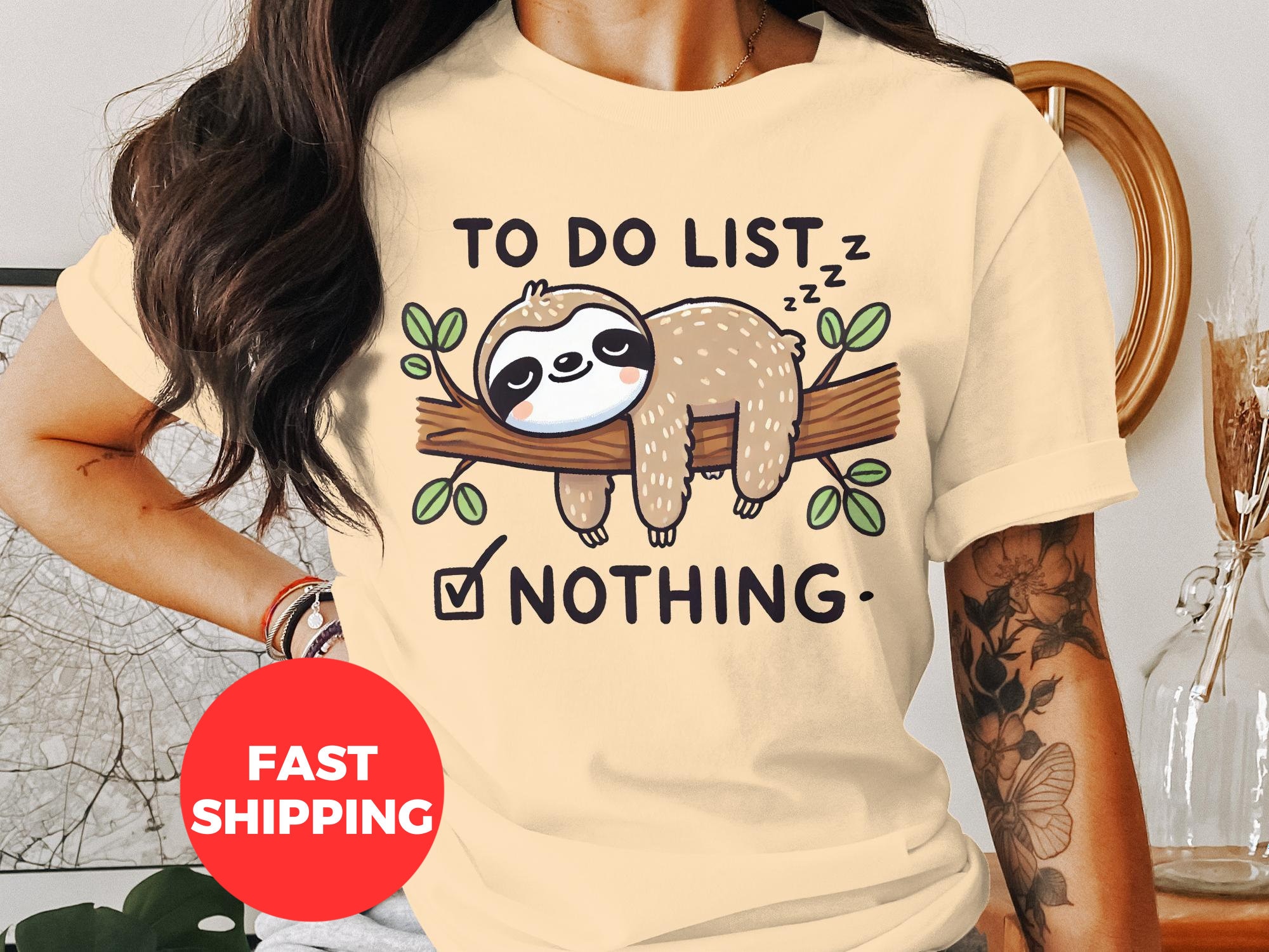 面白いシャツ、リラックスした日のための「To Do List: Nothing