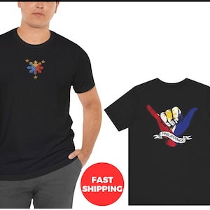 Unisex Philippines Design Shirt, Philippines Flag Shirt, Philippines Logo Shirt, Filipino Design Shirt, Filipino Flag Shirt, Filipino Gifts
