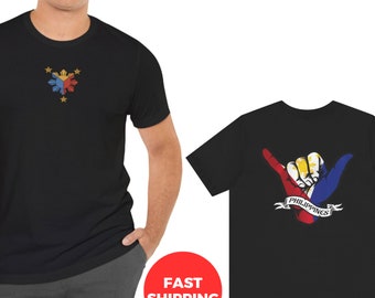 Unisex Philippines Design Shirt, Philippines Flag Shirt, Philippines Logo Shirt, Filipino Design Shirt, Filipino Flag Shirt, Filipino Gifts