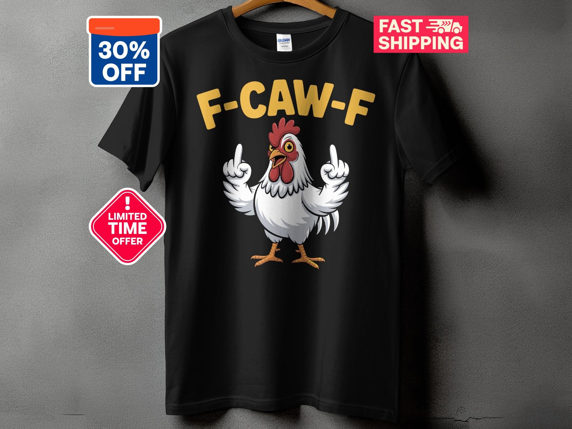 T-shirt Humoristique 'Funny Chicken Coffee Lover' - Thanksgiving/Café - Taille Et Couleur Au Choix