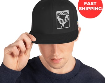 Funny Filipino Design Hat, Adobo Design Embroidery Hat, Embroidered Philippines Hat, Filipino Snapback hat, Filipino Gift, Filipino Dad Gift