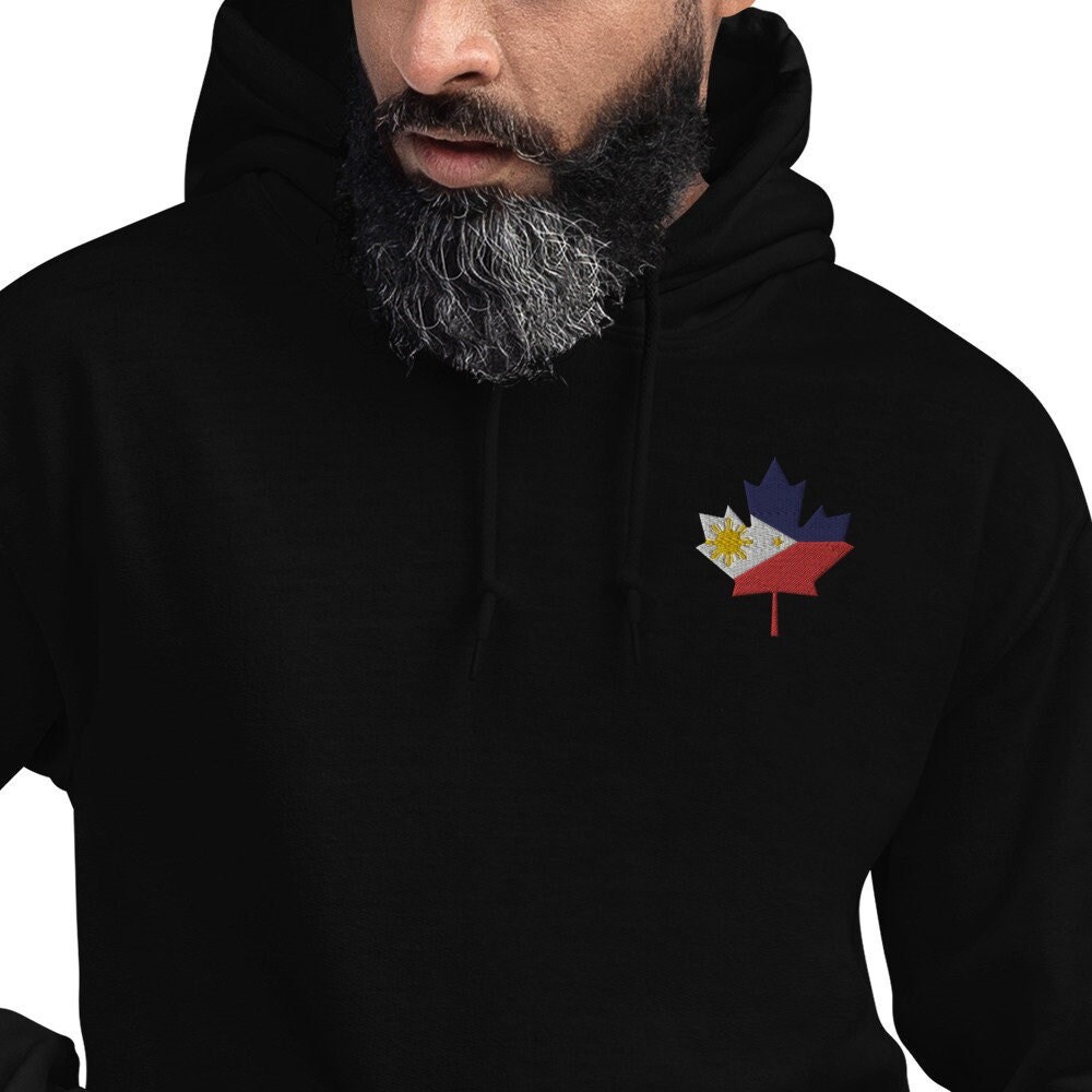 Canadian Grown With Filipino Roots T-Shirt - Unisex Canada & Philippines Flag Tree Design, Soft Ring-Spun Cotton