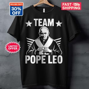Påven Leo T-shirt, katolsk trosgåva, kristen religiös t-shirt, historisk påvegrafik, from katolsk klädsel