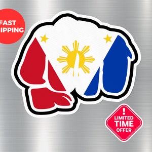 Filipino Design Magnet Sticker, Philippines Flag Magnet Sticker, Filipino Flag Magnet Sticker, Car Magnet Sticker, Filipino Magnet Sticker