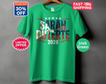 Sarah Duterte 2028 Shirt, Philippines Flag T-Shirt, Long Sleeve, Hoodie, Eagle, Patriotic Gift, Duterte 2028 Shirt, Duterte 2028 Hoodie