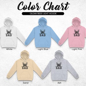 Frenchie Dad Hoodie, French Bulldog Dad Sweatshirt, Dog Lover Gift, Father's Day Gift, Funny French Bulldog Hoodie, Unisex Hoodie