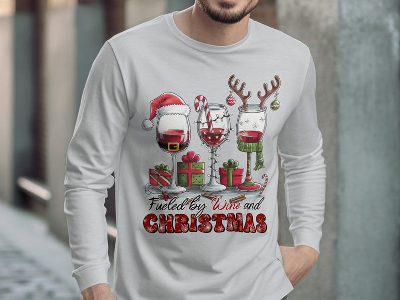 Funny Christmas Sweatshirt, Christmas Wine Lovers Shirt, Christmas 2024