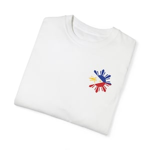 Philippines Flag Comfort Colours Shirt, Sun Shaped Philippines Flag Shirt,  Garment-Dyed T-shirt, Filipino Design Shirt, Gift For Filipinos