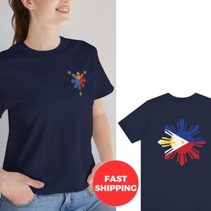 Unisex Philippines Design Shirt, Philippines Flag Shirt, Philippines Logo Shirt, Filipino Design Shirt, Filipino Flag Shirt, Filipino Gifts