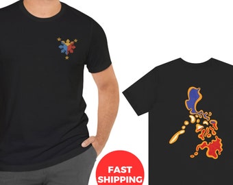 Unisex Philippines Design Shirt, Philippines Flag Shirt, Philippines Logo Shirt, Filipino Design Shirt, Filipino Flag Shirt, Filipino Gifts