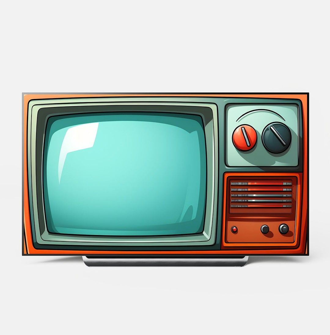 Samsung Frame TV Art, Retro Tv, Vintage Wall Art, Televisión antigua