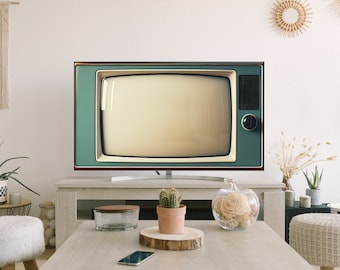 Retro Art for Frame TV, Vintage Television (Digital Download) Smart TV picture