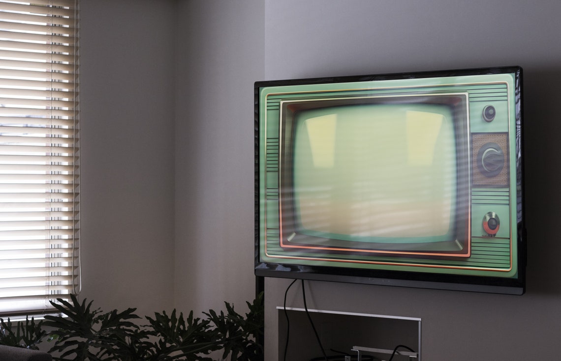 Samsung Frame TV Art, Retro Tv, Vintage Wall Art, Old Television, Frame