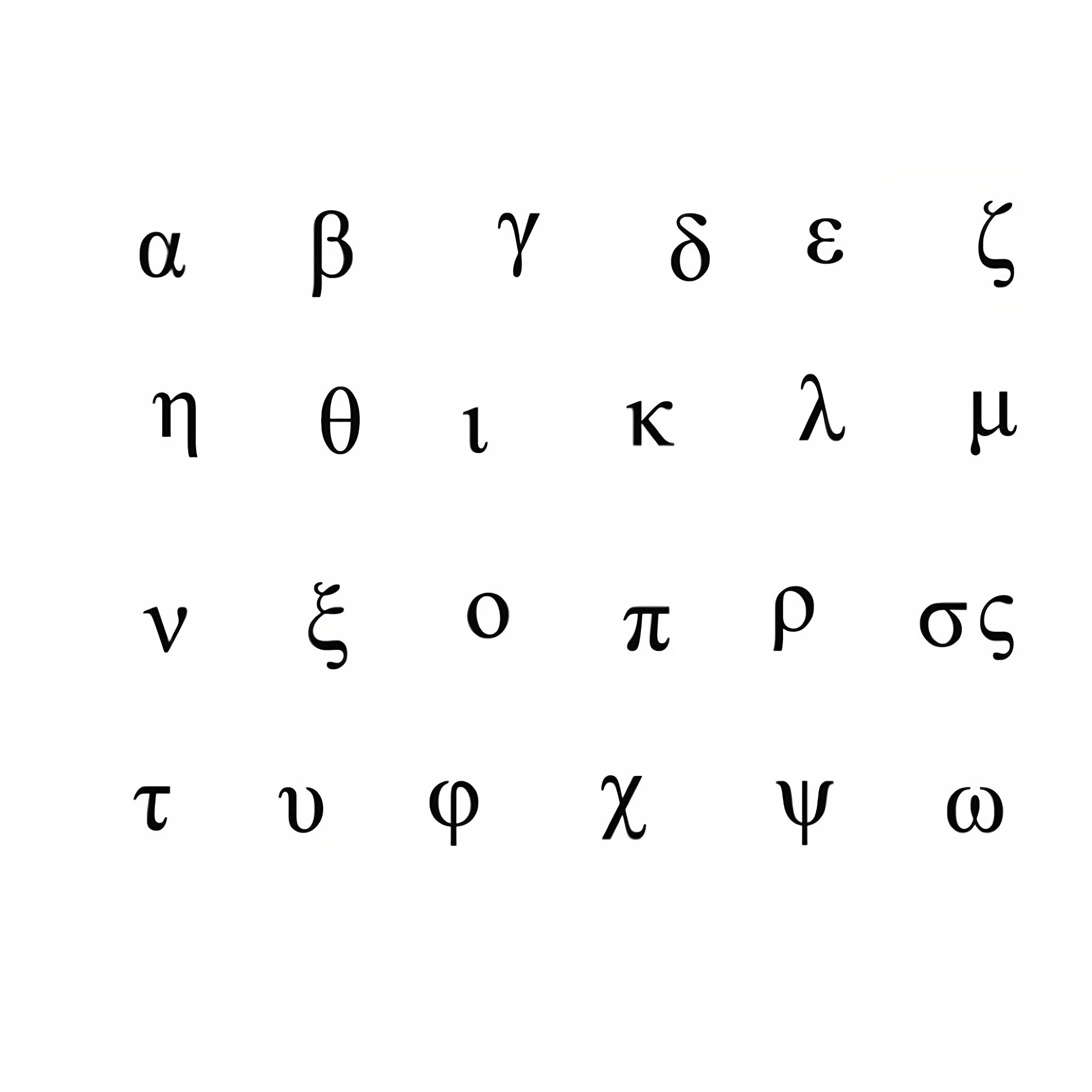 Griechisches Alphabet svg, Griechisches Alphabet Clipart, Griechische Buchstaben svg