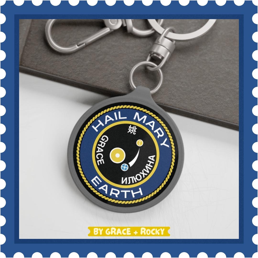 Hail Mary Mission Patch Keychain | Space Sci-fi Book, Andy Weir