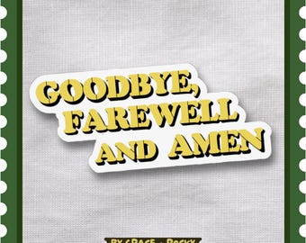 Naklejka "Oodbye, Farewell And Amen" | Naklejka na finał serialu "M*A*S*H"