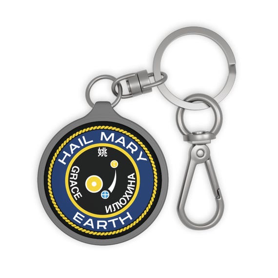 Hail Mary Mission Patch Keychain | Space Sci-fi Book, Andy Weir