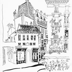 Le Voltigeur. Parisian Print, Paris Lifestyle, Paris Life, Paris Cityscape, French Architecture, French Art, Paris Art