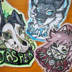Fursuit Fursona Abzeichen