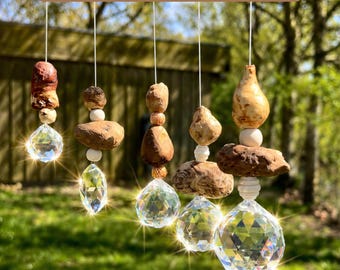 Cuentas para árboles, regalos de agradecimiento, adornos colgantes para ventanas, atrapasoles, ideas de regalos para mejores amigos, regalos personalizados, atrapaluz