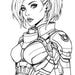 Fun Futuristic Coloring Page - Etsy