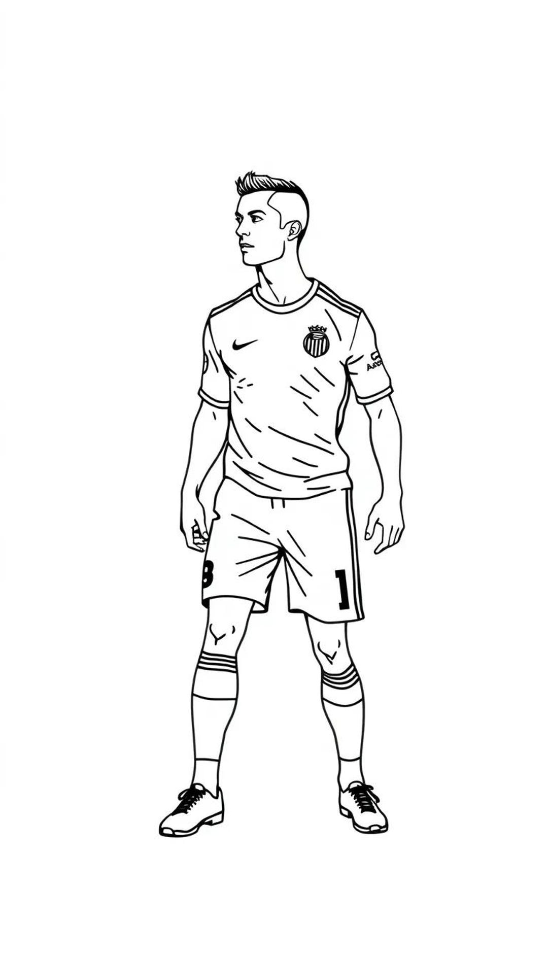 p-gina-para-colorear-de-un-divertido-jugador-de-f-tbol-etsy-espa-a