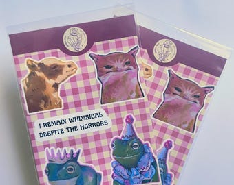 Sticker sheet Vinyl  Foodie - Whimisy - Gothic