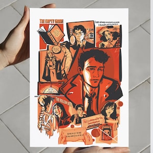 Lockwood and Co Comic Design Anthony Lockwood and lucy Carlye . Merch Comic-Inspired Print Netflix tv series handmade gift