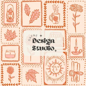 Cozy Readers Seamless pattern, Books Girlie, Fall Bookish, Fall Seamless, Books Seamless, fall pattern, Autumn pattern, Fabric pattern