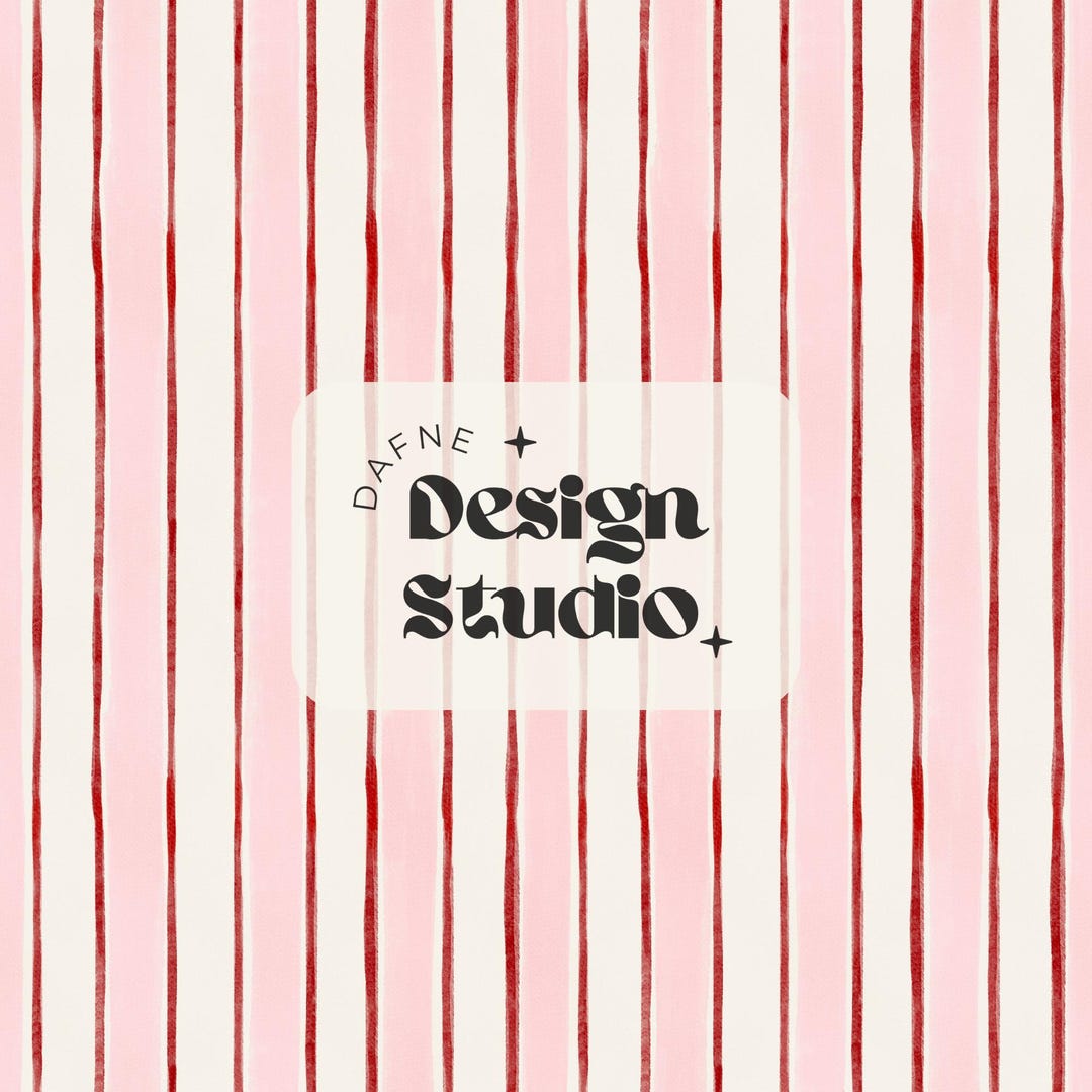 Watercolor Stripes Seamless Pattern, Pink and Red Pattern, Valentine's ...