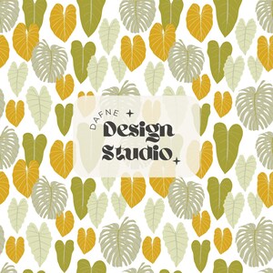 Patrón repetitivo plantas tropicales verde, Patrón de verano, Patrón Monstera, Archivo digital para uso comercial, Patrón para tela
