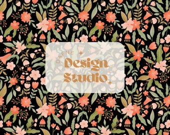 Repetitive seamless flower pattern, Easter seamless pattern, Seamless pattern flowers in pastel tones, sublimation, Scrapbook paper