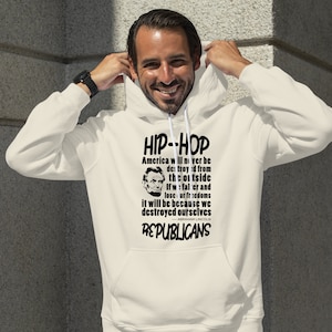 Felpa con cappuccio repubblicano Hip Hop Abraham Lincoln, felpa repubblicana Abraham Lincoln Hip Hop, citazione di Abraham Lincoln