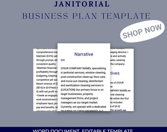 Janitorial business plan