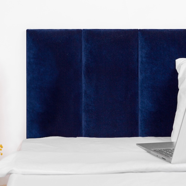 Blue Velvet Wall Panels Etsy