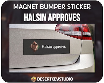 Halsin keurt Baldur's Gate goed: 3 automagneten, bumpersticker, sticker, RPG-gamingcadeaus